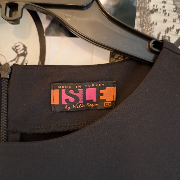 Dress with Ruffles & Sheer Sleeves - Picture 3 of 4